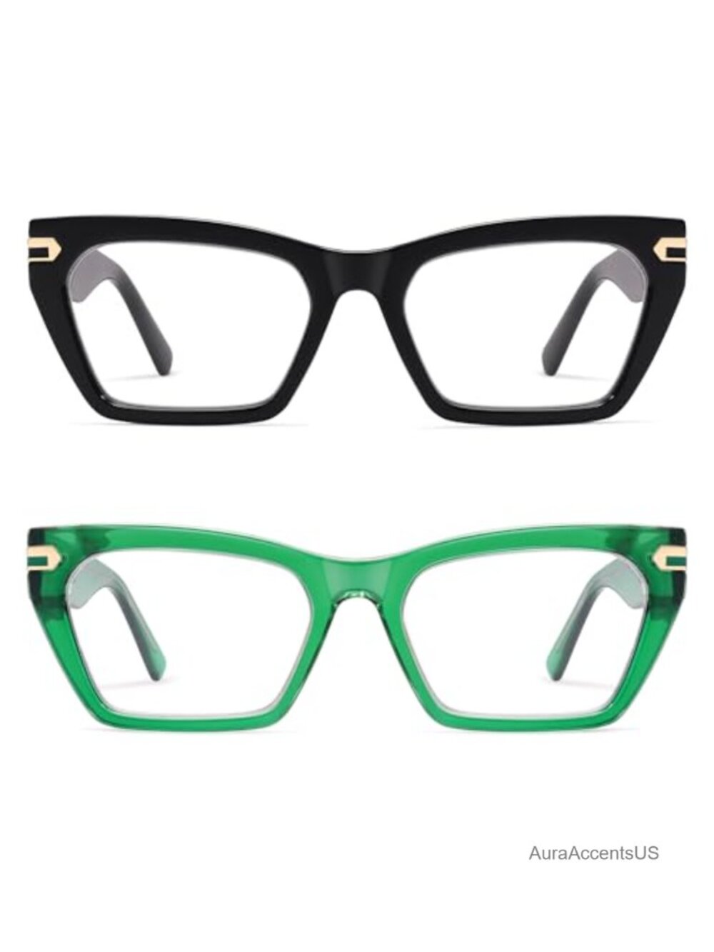 Oversized Cat Eye Blue Light Blocking Reading Glasses Spring Hinge Readers